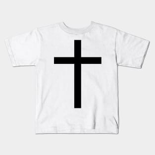 Latin cross (black) Kids T-Shirt